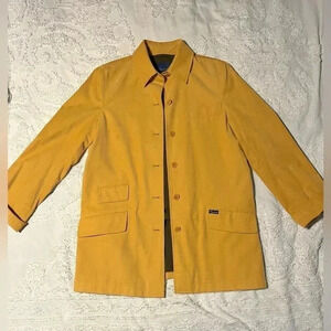 Faconnable Jacket Coat Womens Long Sleeve Button Down